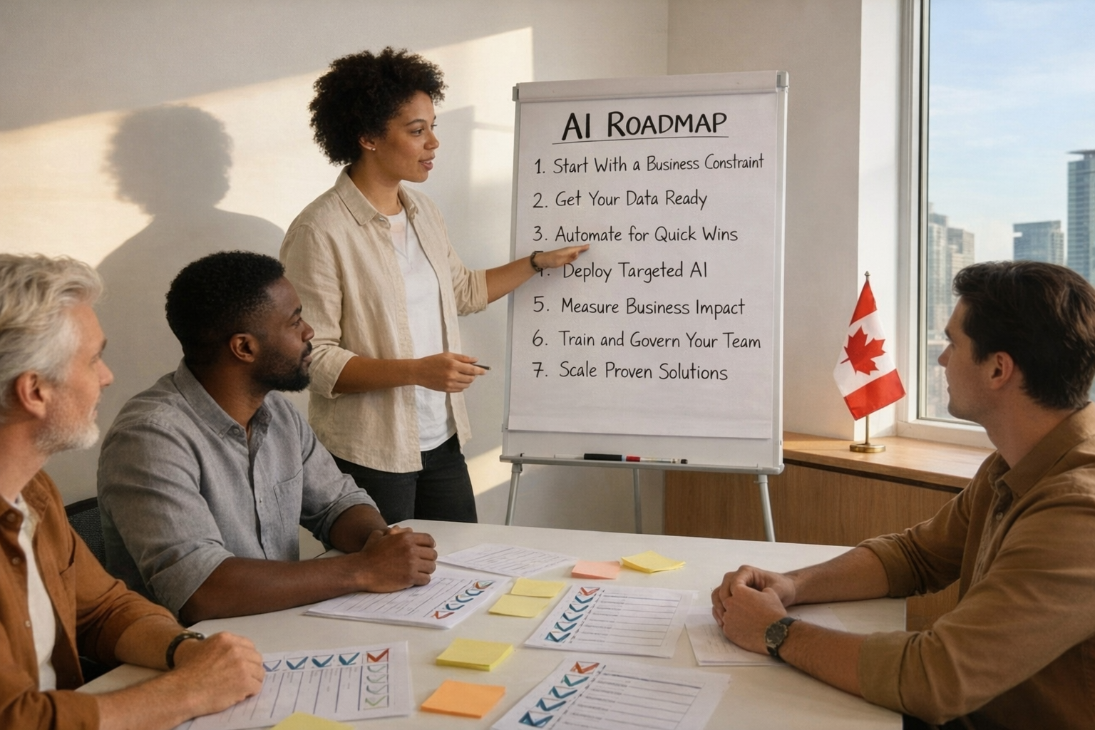 AI training and workshops for small business teams